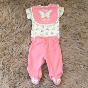 *Baby Girls 3pc Outfit Set*